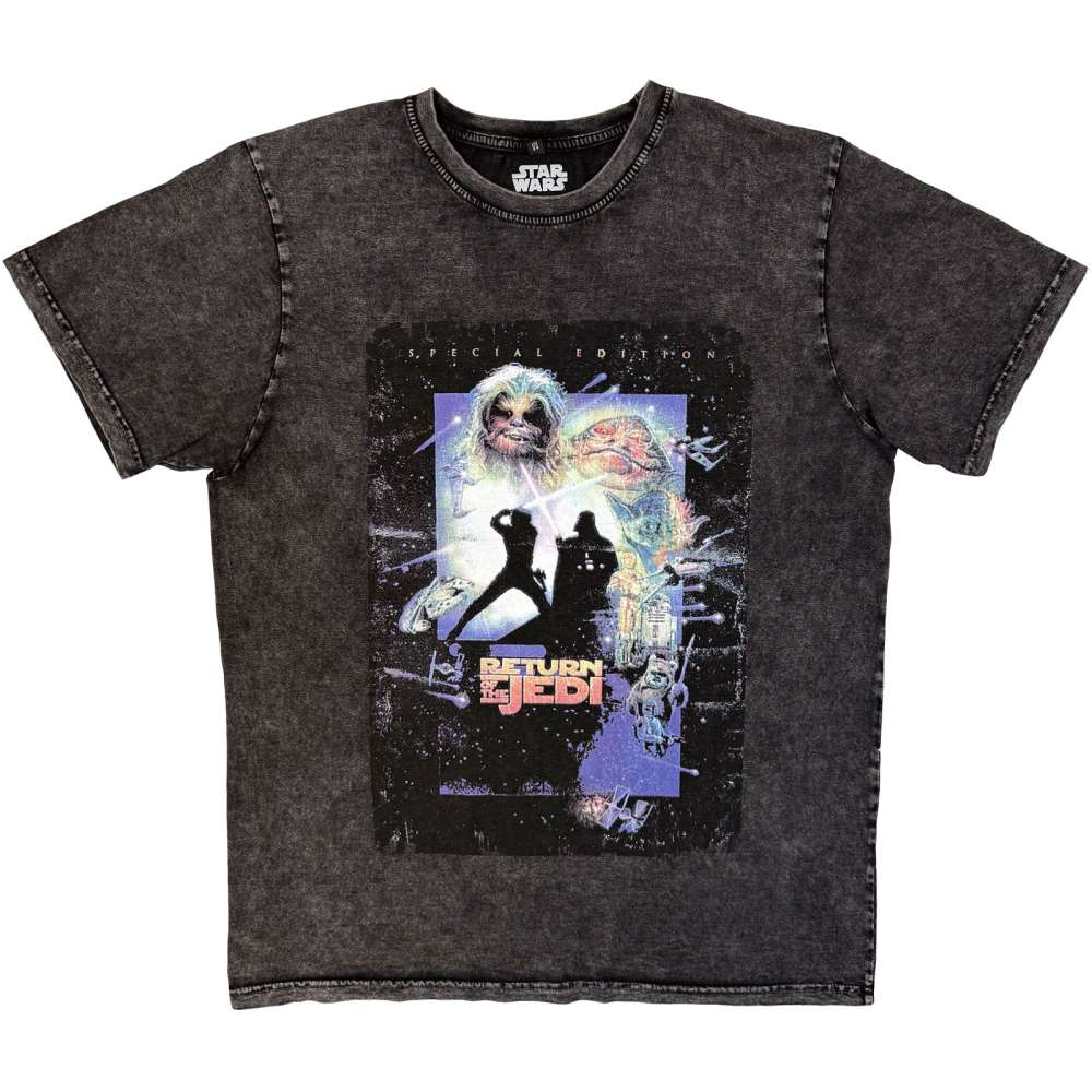 Disney Star Wars - ROTJ Silhouette Heren Tshirt - Zwart